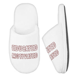 Cool Design Memory Foam Slippers - Quote Slippers - Printed Slippers