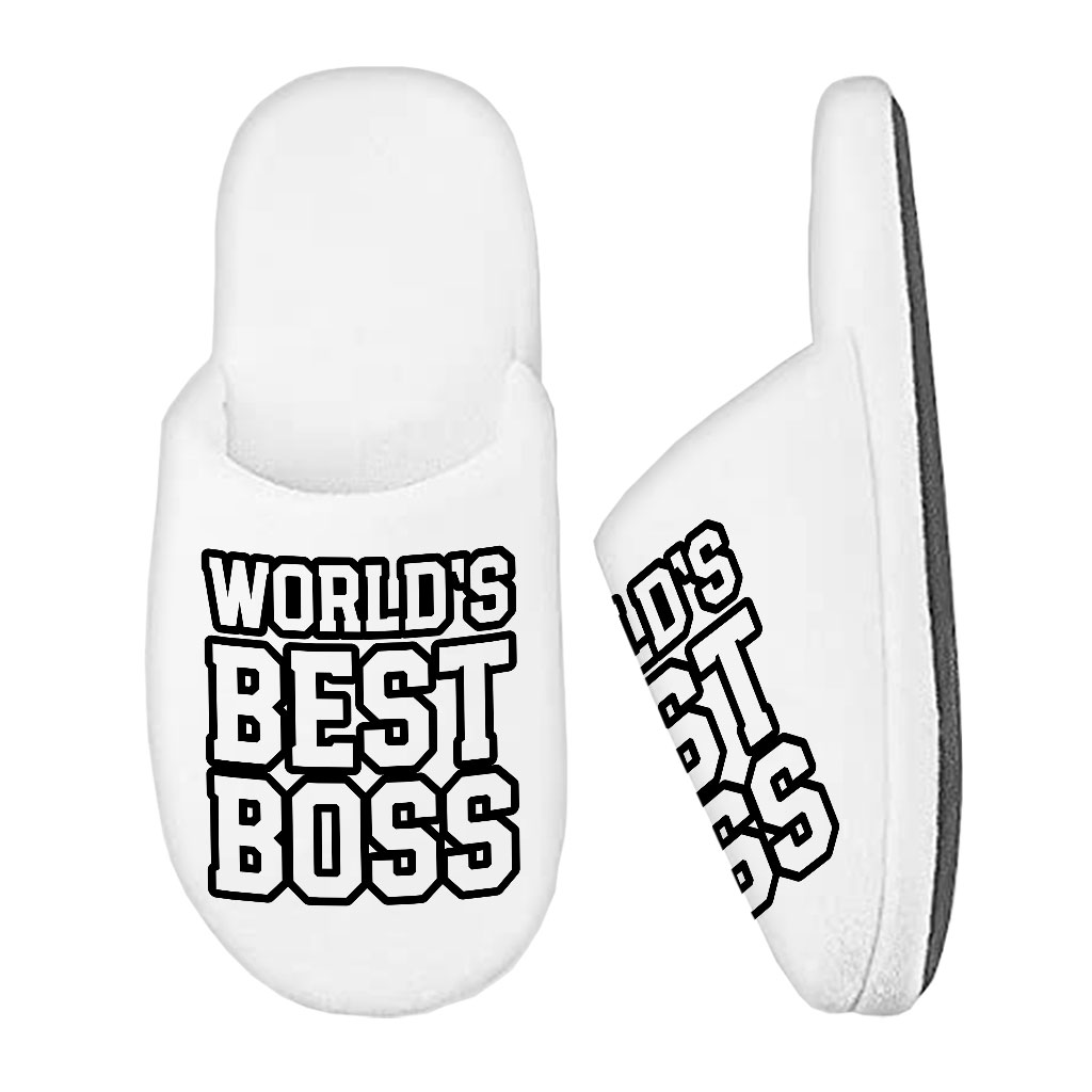 Boss Memory Foam Slippers - Gift Slippers - Cool Slippers - Image 2
