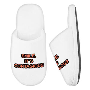Smile Memory Foam Slippers - Funny Slippers - Cool Trendy Slippers