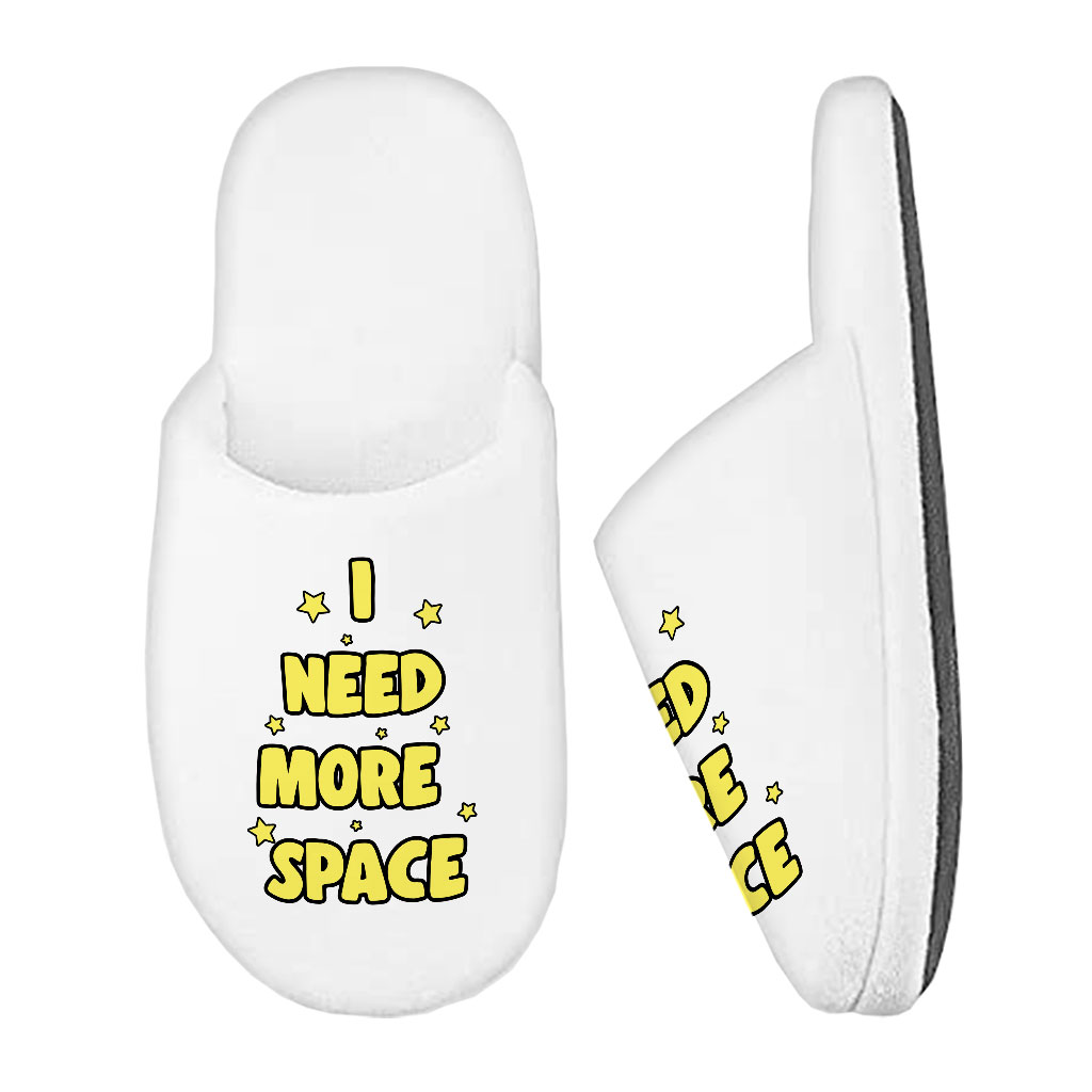 Trendy Print Memory Foam Slippers - Trendy Slippers - Themed Slippers - Image 2