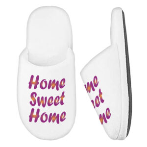 Home Sweet Home Memory Foam Slippers - Best Design Slippers - Printed Slippers