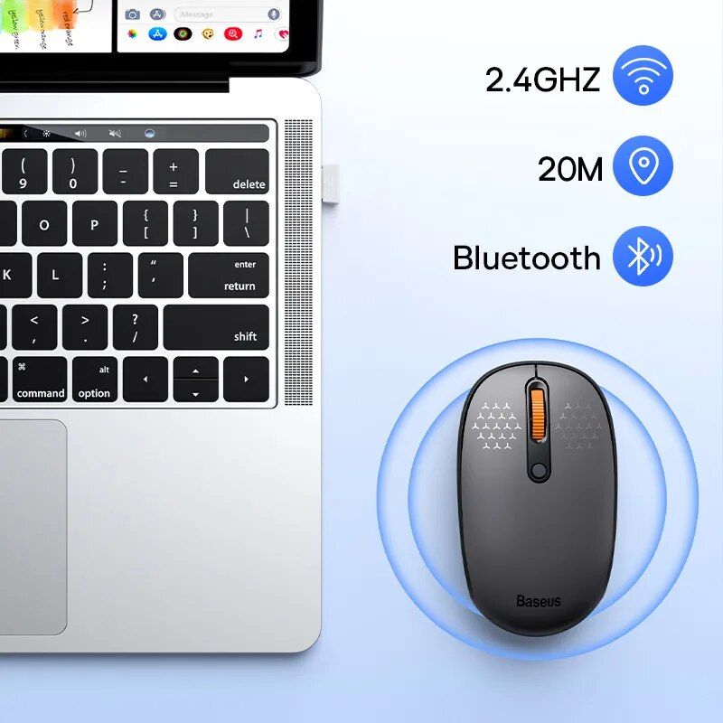 Wireless Keyboard and Mouse Combo - Bluetooth & 2.4GHz USB - Image 5