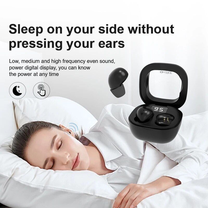 Bluetooth 5.3 TWS Earbuds - In-Ear Invisible Sleep & HiFi Sound Headset with Touch Control - Image 5