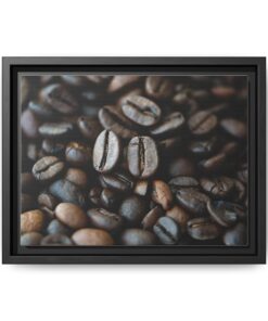 Alternative view of Framed Matte Canvas Coffee Bean Wall Art — Rustic Kitchen Decor