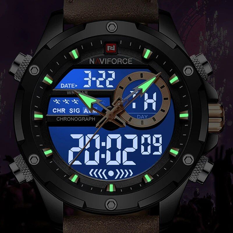 Dual Display Watch with LED Quartz Movement - Image 7