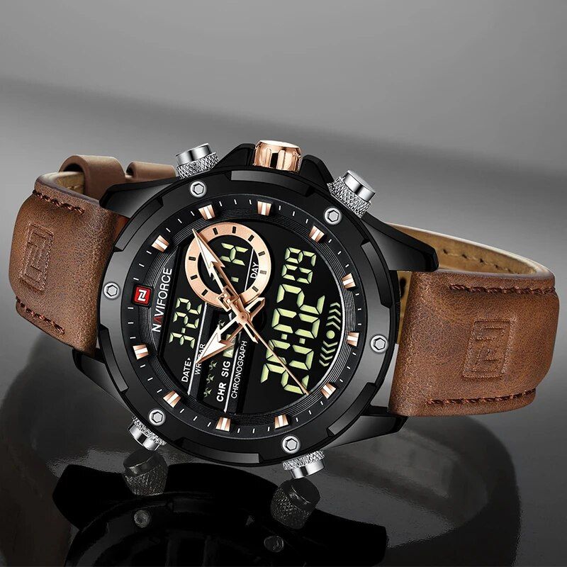 Dual Display Watch with LED Quartz Movement - Image 3