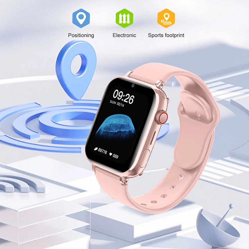 Kids 4G Waterproof Smart Watch with SOS GPS Location, Video Call & Camera - Image 4