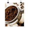 Coffee Portafilter Matte Poster — Vertical Kitchen Wall Art