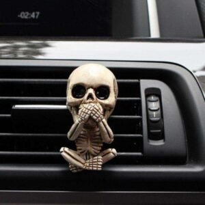 Skeleton Skull Car Air Freshener Vent Clip