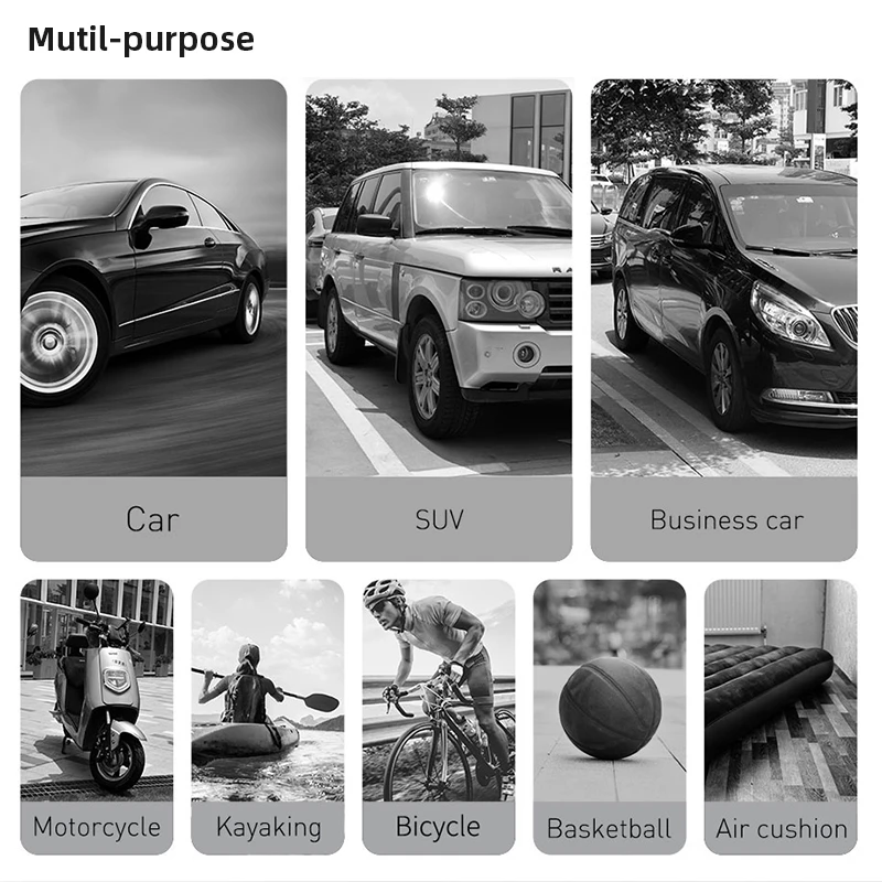 Portable Smart Digital Tire Inflator Pump with Auto Pressure Detection - Image 6