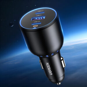 130W USB-C Car Charger for Fast Charging