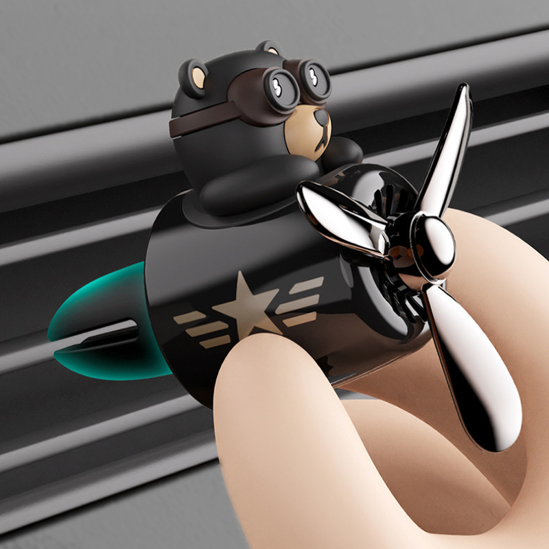 Rotating Car Air Freshener with Ocean Fragrance - Image 4