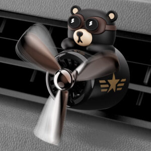 Rotating Car Air Freshener with Ocean Fragrance