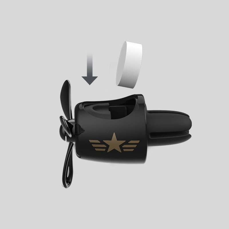 Rotating Car Air Freshener with Ocean Fragrance - Image 5