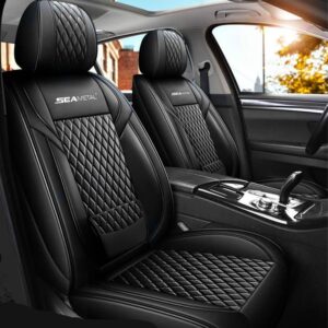 Luxury PU Leather Car Seat Covers Set