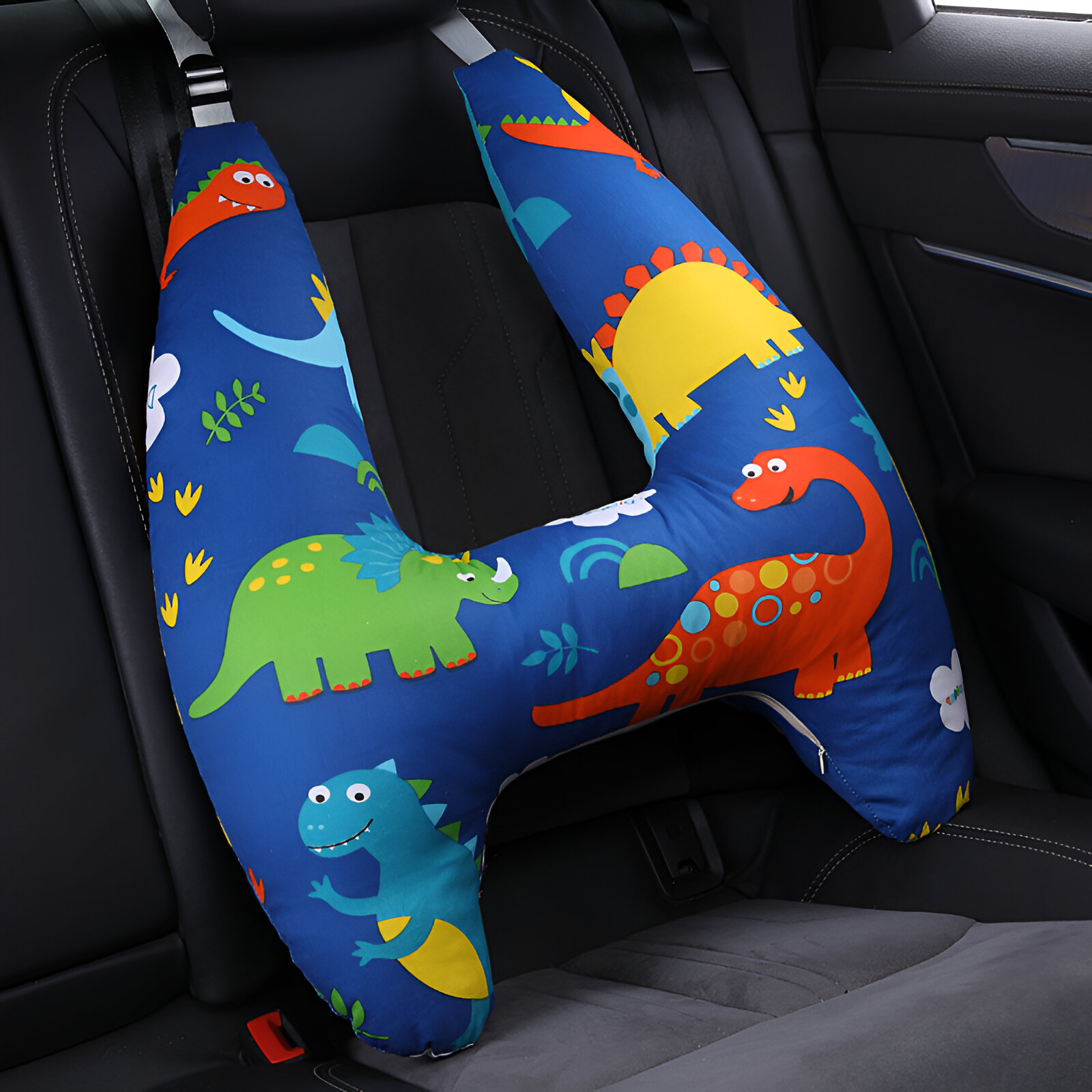 Car Neck Pillow and Headrest Set