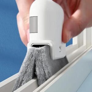 Window Groove Cleaning Brush - Handheld Sliding Door Track & Crevice Cleaner