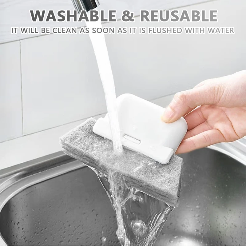 Window Groove Cleaning Brush - Handheld Sliding Door Track & Crevice Cleaner - Image 5