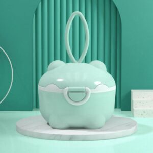 BPA Free Baby Milk Powder Storage Container with Spoon, Double Sealing, 3.8 oz Capacity