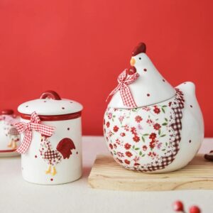 Ceramic Chicken Storage Jar