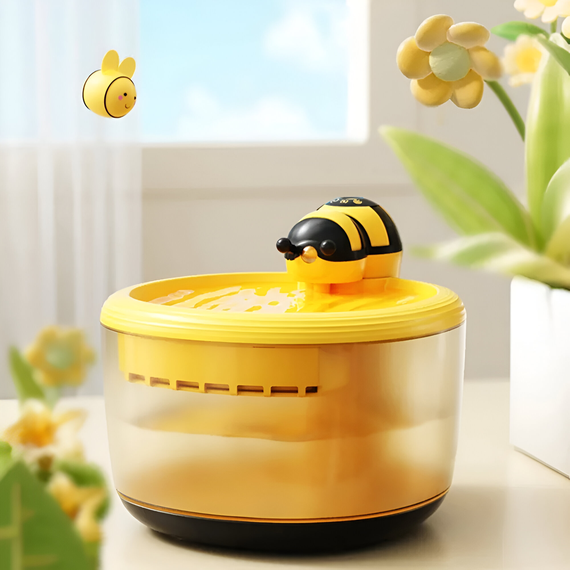 2.2L Wireless Cat Water Dispenser with Smart Sensor and Mute Operation - Image 3