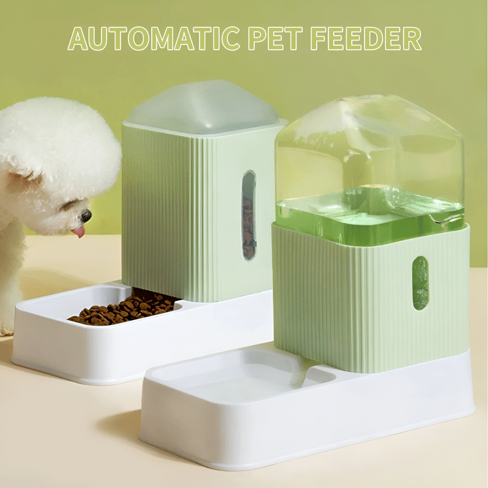 Automatic Pet Feeder and Water Dispenser - Image 2