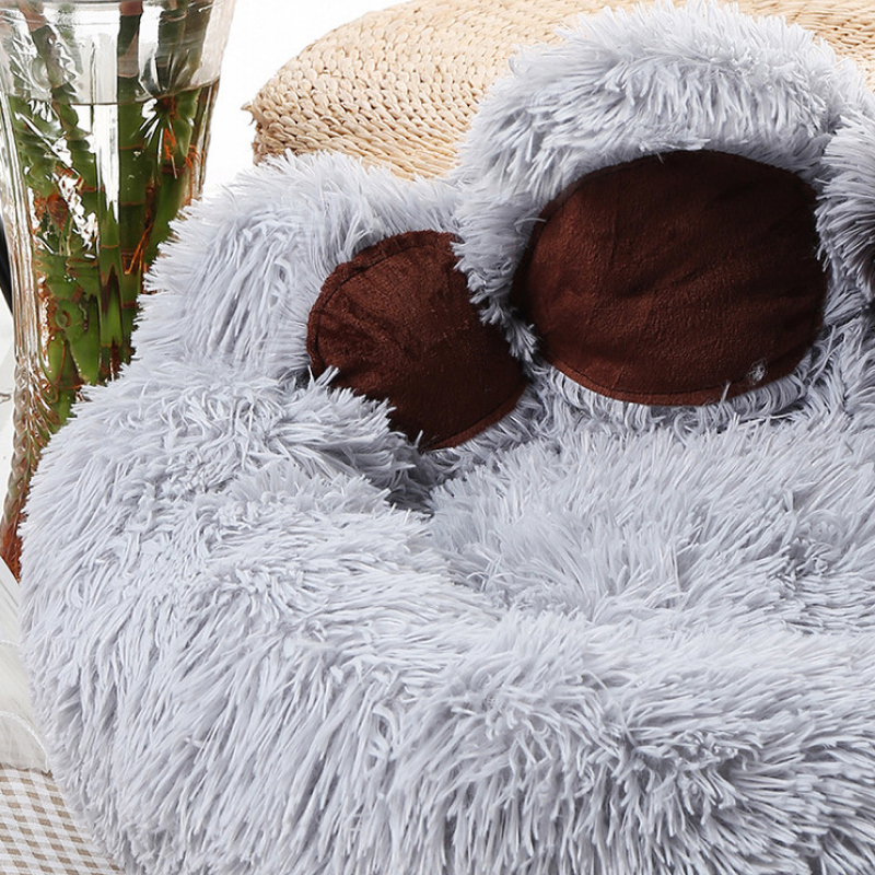 Warm Plush Dog Sofa Bed - Image 6