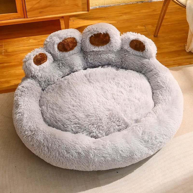 Warm Plush Dog Sofa Bed - Image 3