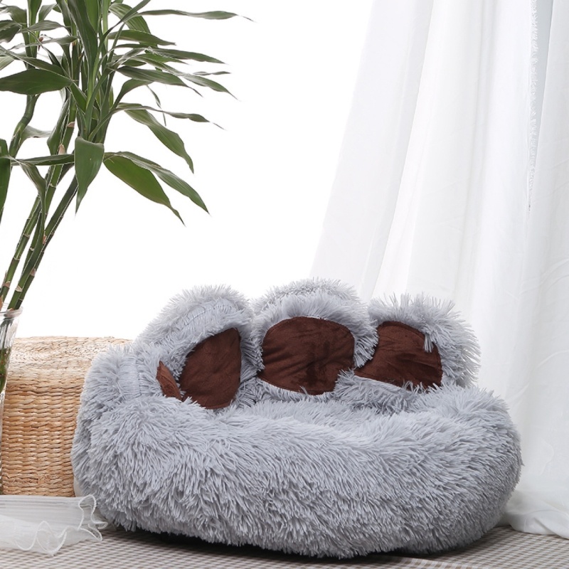 Warm Plush Dog Sofa Bed - Image 5