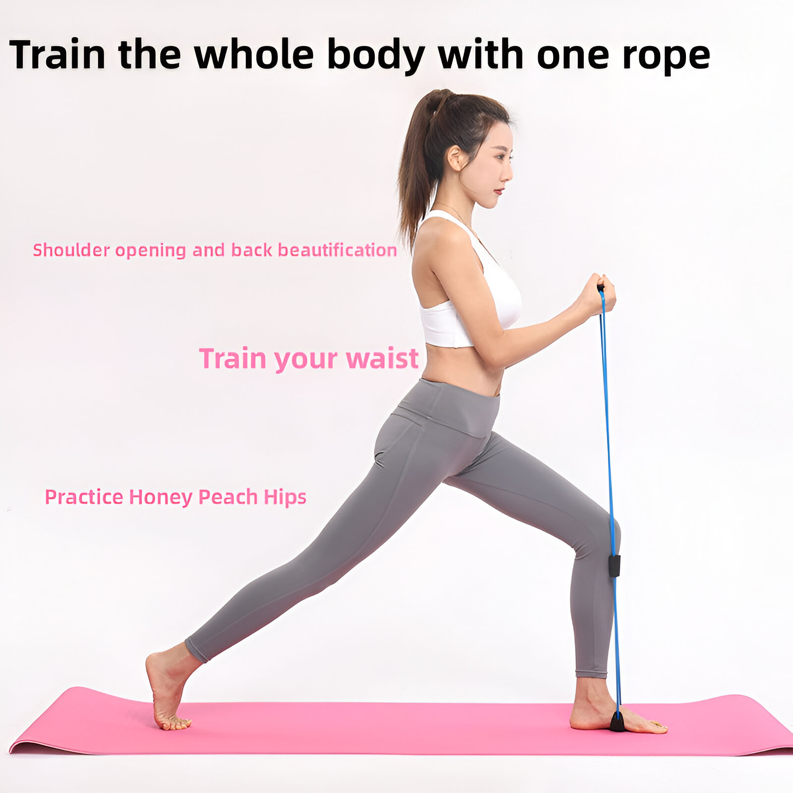 Resistance Bands for Yoga, Home Fitness, and Total Body Training - Image 4