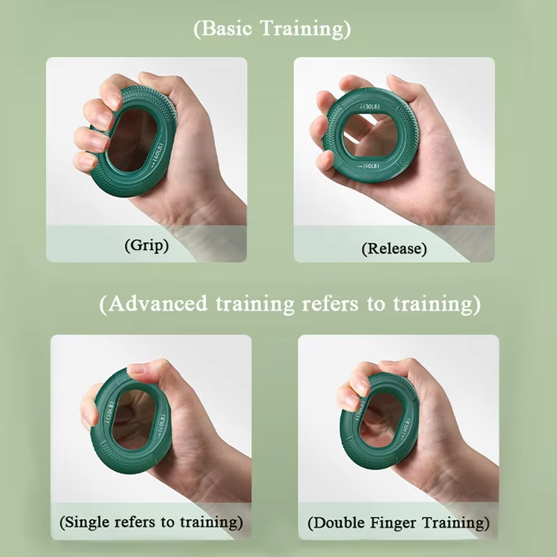 Silicone Hand and Finger Strengthener Ring for Grip Training and Stress Relief - Image 5