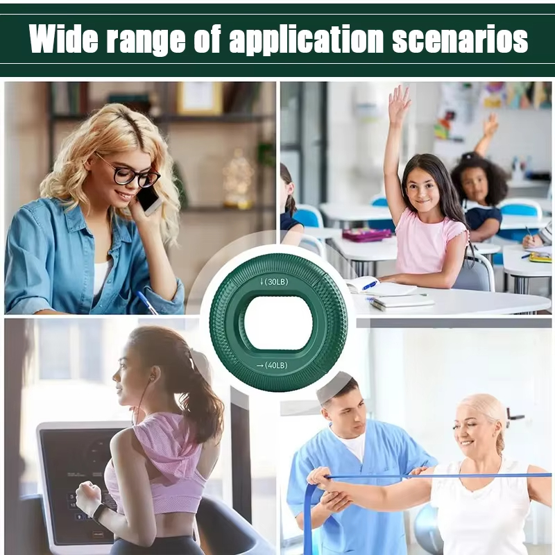 Silicone Hand and Finger Strengthener Ring for Grip Training and Stress Relief - Image 6