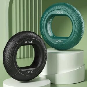 Silicone Hand and Finger Strengthener Ring for Grip Training and Stress Relief