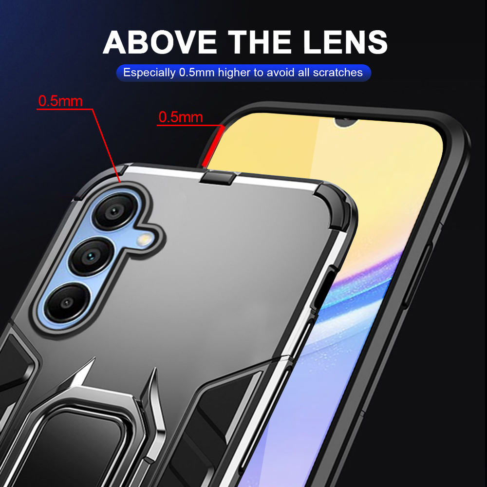 Military Grade Shockproof Armor Case with Magnetic Holder for Samsung Galaxy - Image 5