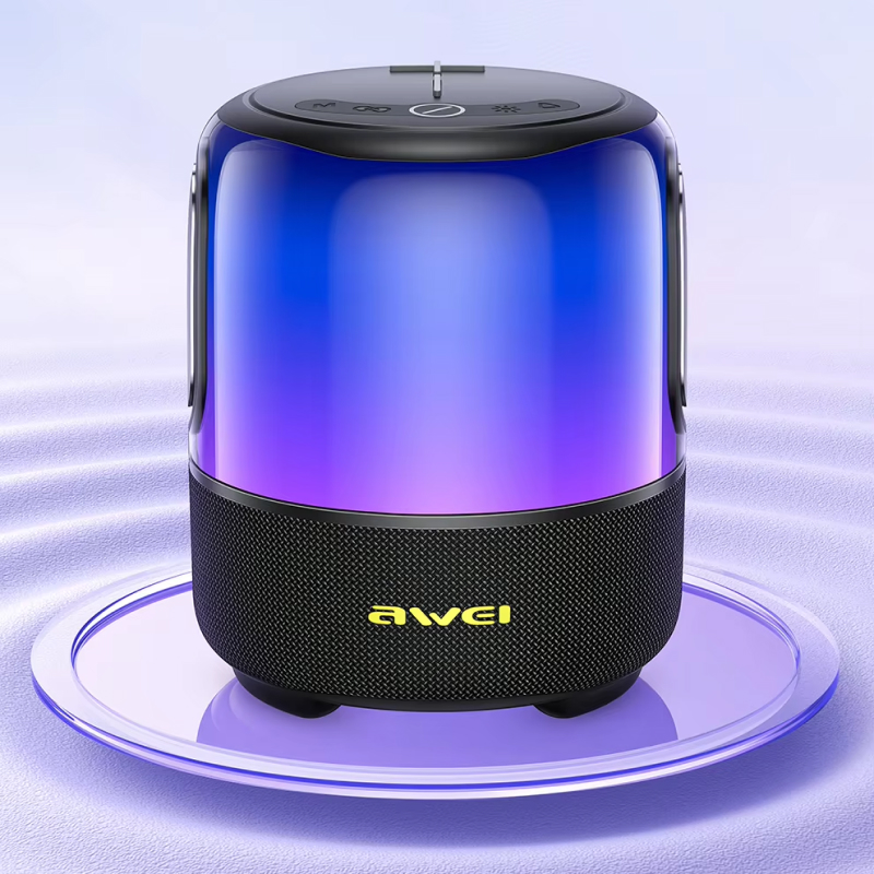 40W Portable Bluetooth Speaker with Waterproof Subwoofer & LED Lights
