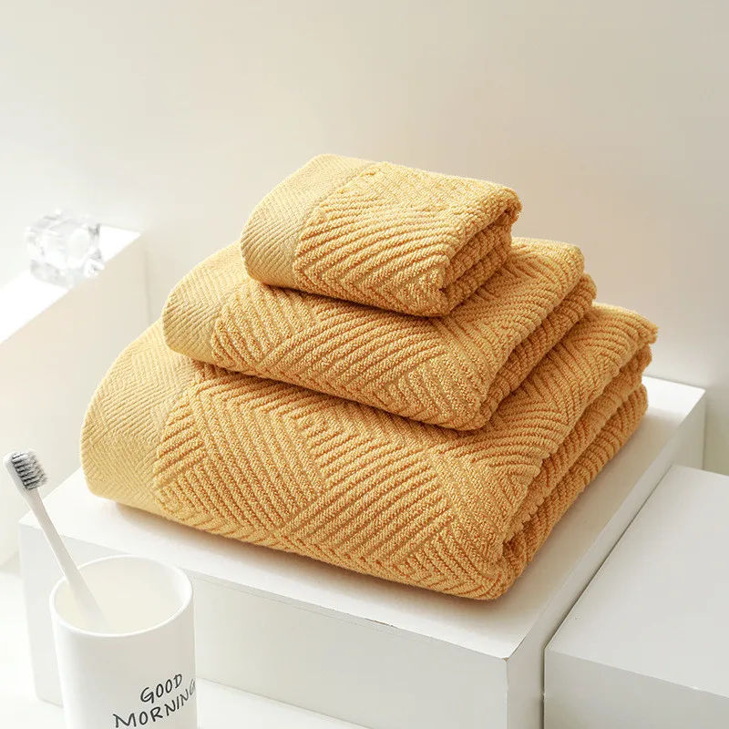 3-Piece Soft Cotton Bath Towel Set - Image 5