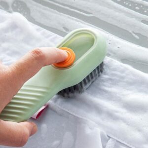 Automatic Liquid-Dispensing Soft Shoe & Laundry Cleaning Brush