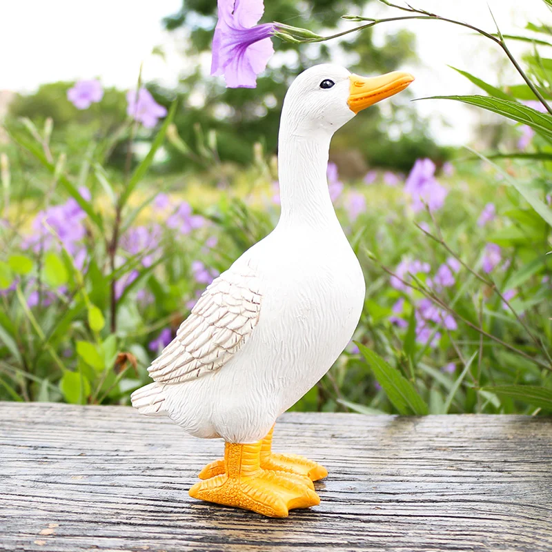 Charming Duck Figurine Sculptures for Home and Garden Decor - Image 5