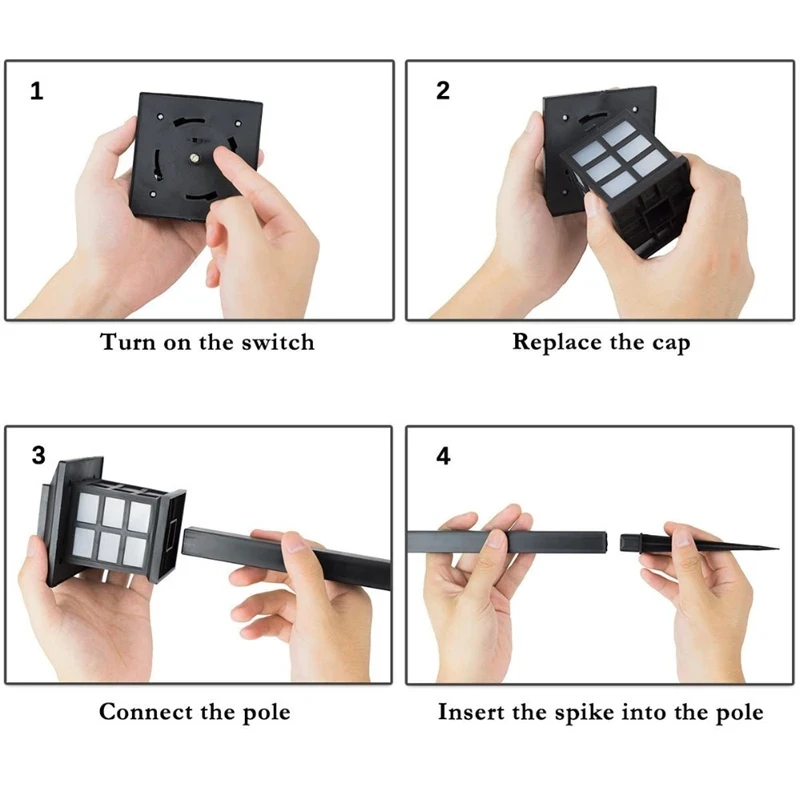 Outdoor LED Solar Pathway Lights - Image 5